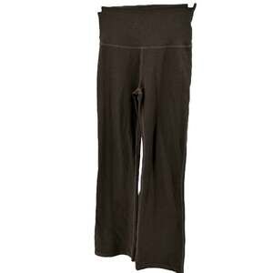 Beyond Yoga Spacedye Practice High Waisted Pants Pull On Athleisure Brown Small